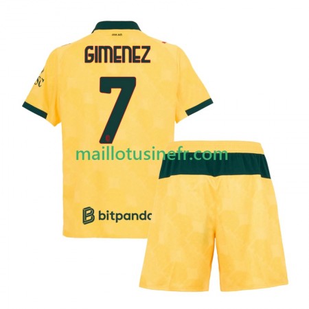 Maillot de Foot AC Milan Santiago Gimenez 7 Troisième 2025-26 - Enfant Maillot de Foot AC Milan Santiago Gimenez 7 Troisième 2025-26 - Enfant